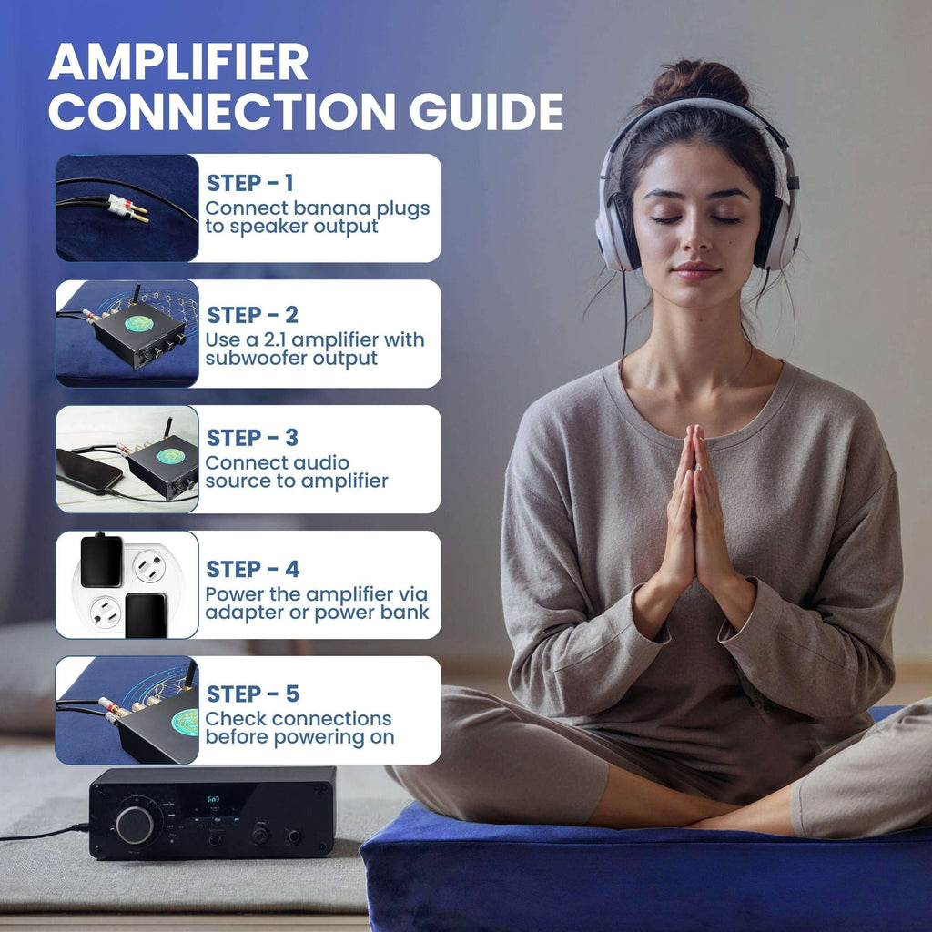 Premium Vibroacoustic Therapy Meditation Cushion Bundle
