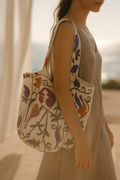 Tulip Garden Suzani Tote Bags