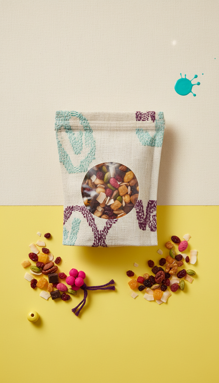 Organic Bohemian Snack Mix Reusable Pouch