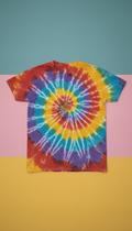 Hand-Dyed Spiral Tie-Dye Tee