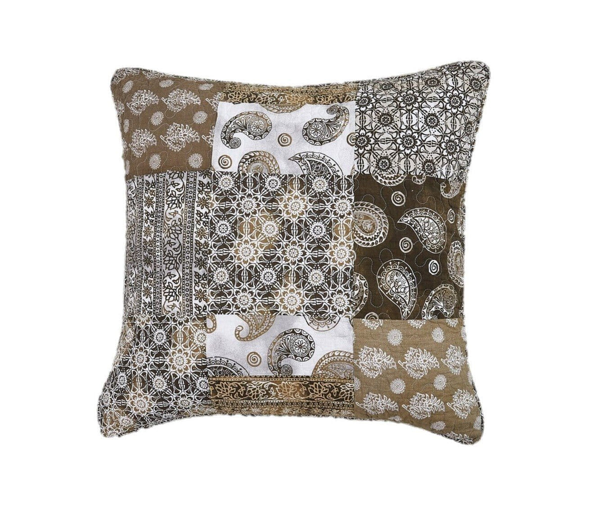 DaDalogy Paisley Dreams Floral Bed in a Bag Set - Olive Brown