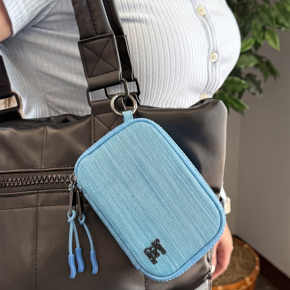 Active Recycled RFID Double Pouch