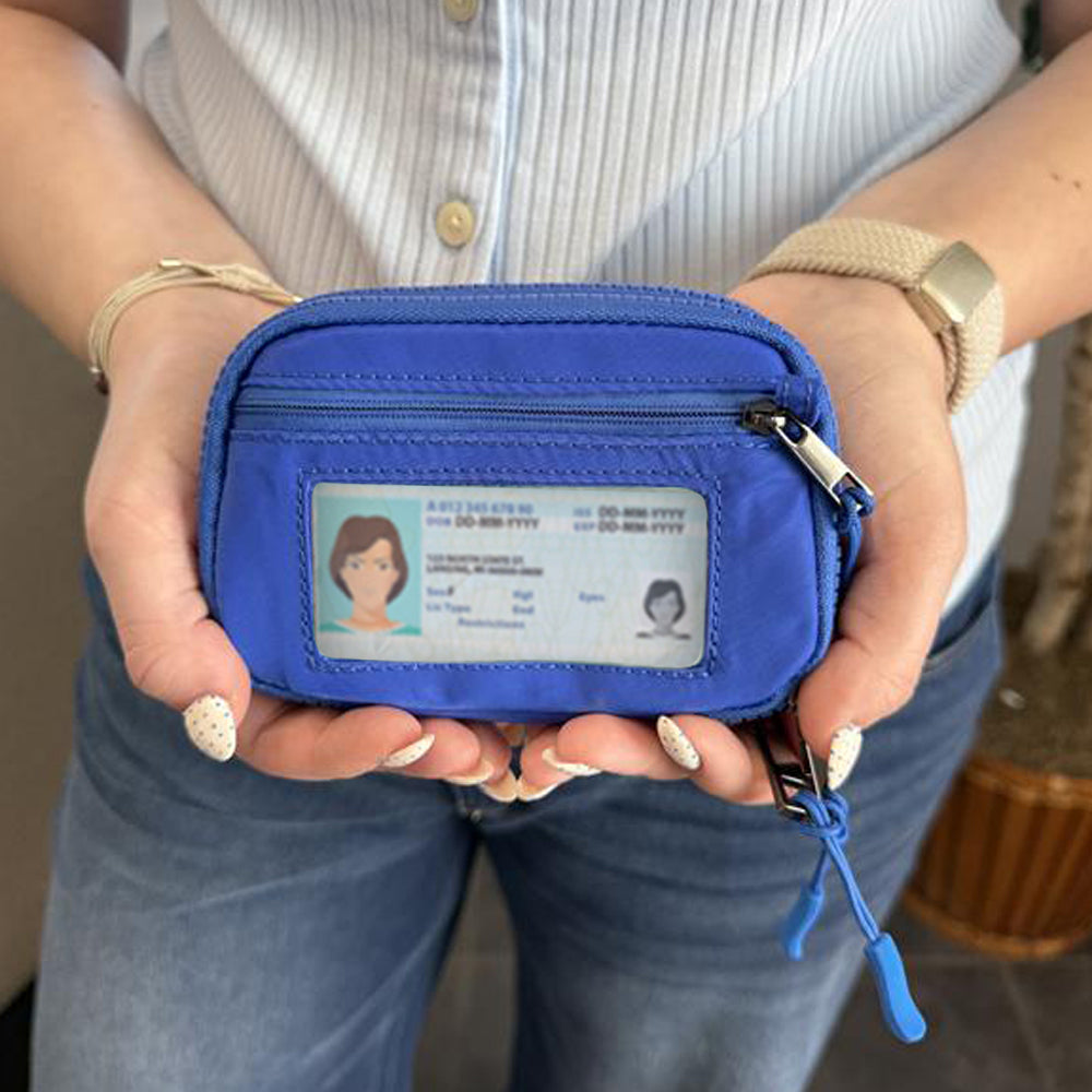 Active Recycled RFID Double Pouch