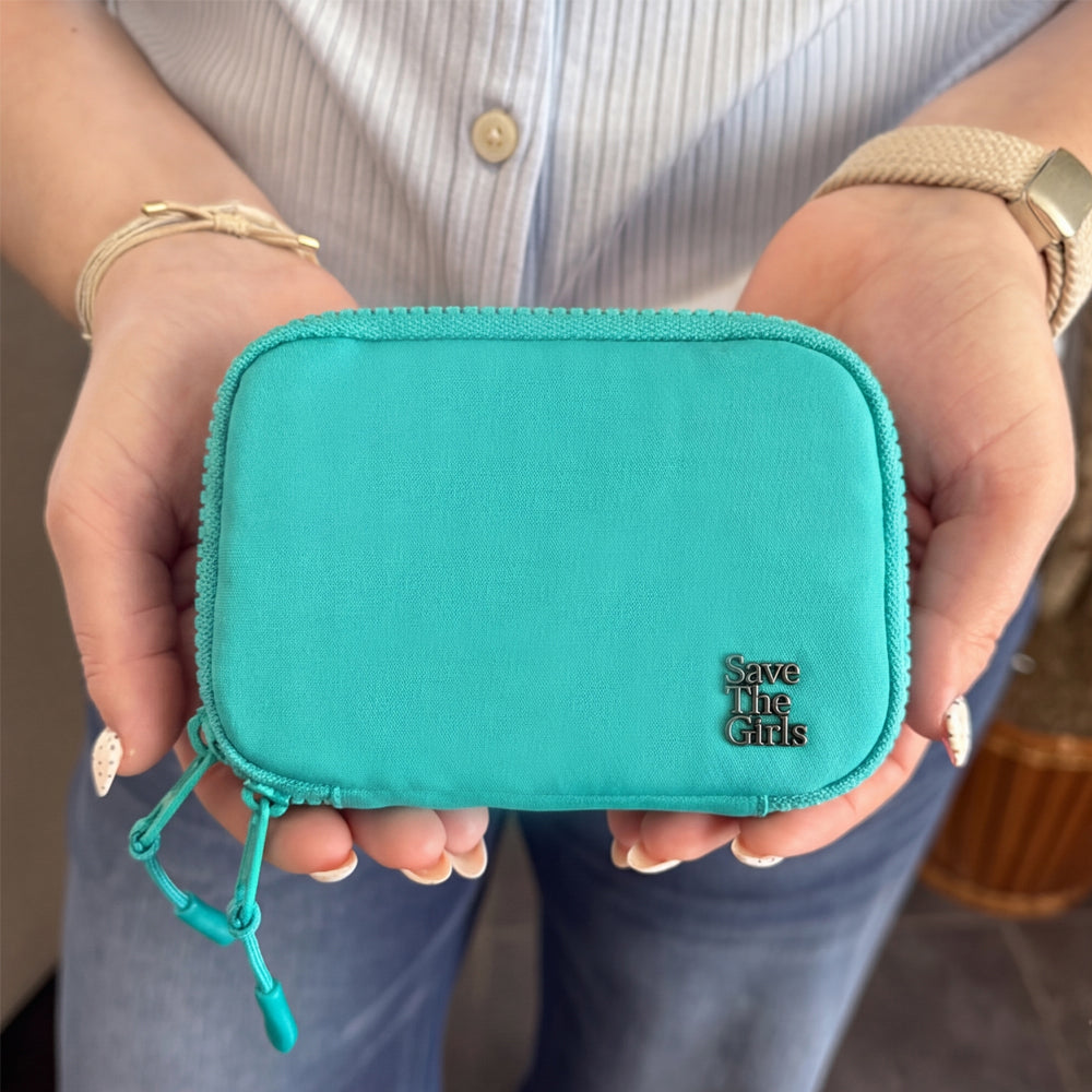 Active Recycled RFID Double Pouch