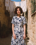 Multicolor Abstract Printed Dress
