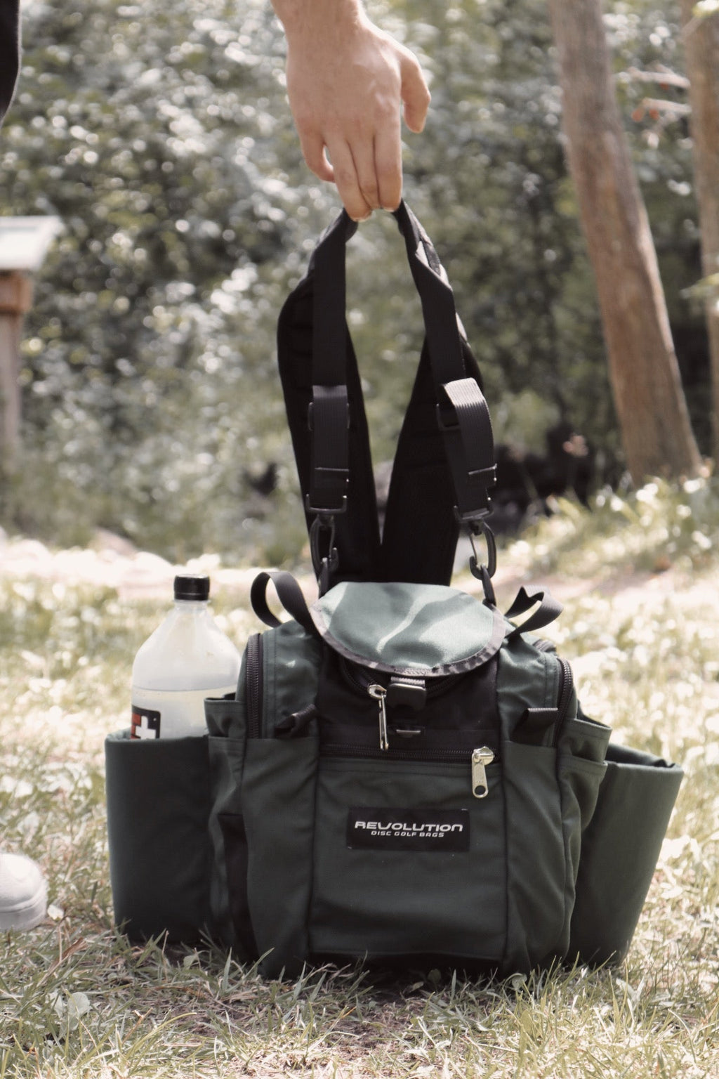 Revolution Mini Deluxe V3 Disc Golf Bag - Crimson