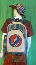 Grateful Dead Steal Your Face Backpack Hemp