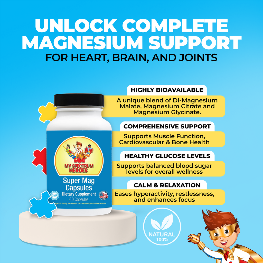 Super Mag Capsules – Kids Magnesium