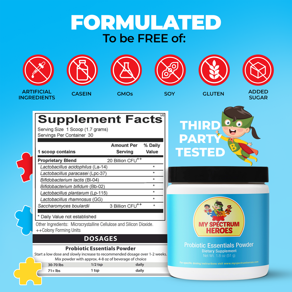 Probiotic Essentials Powder for Kids (20 Billion CFU)