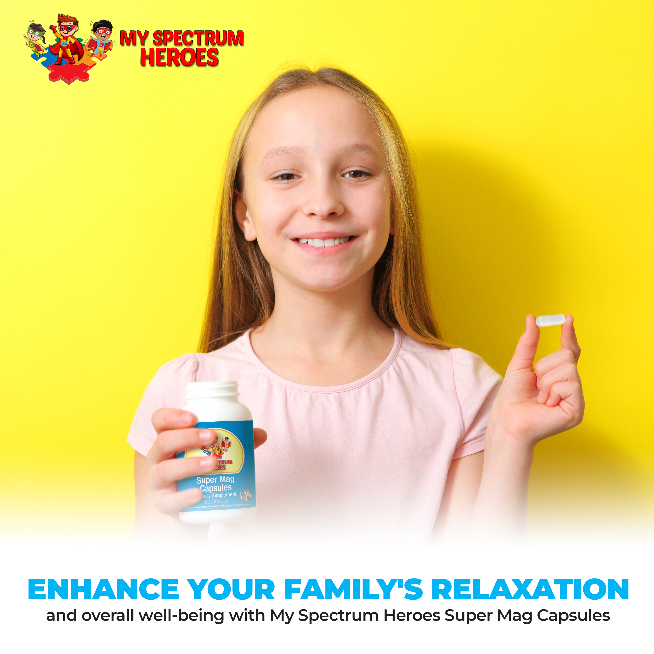 Super Mag Capsules – Kids Magnesium