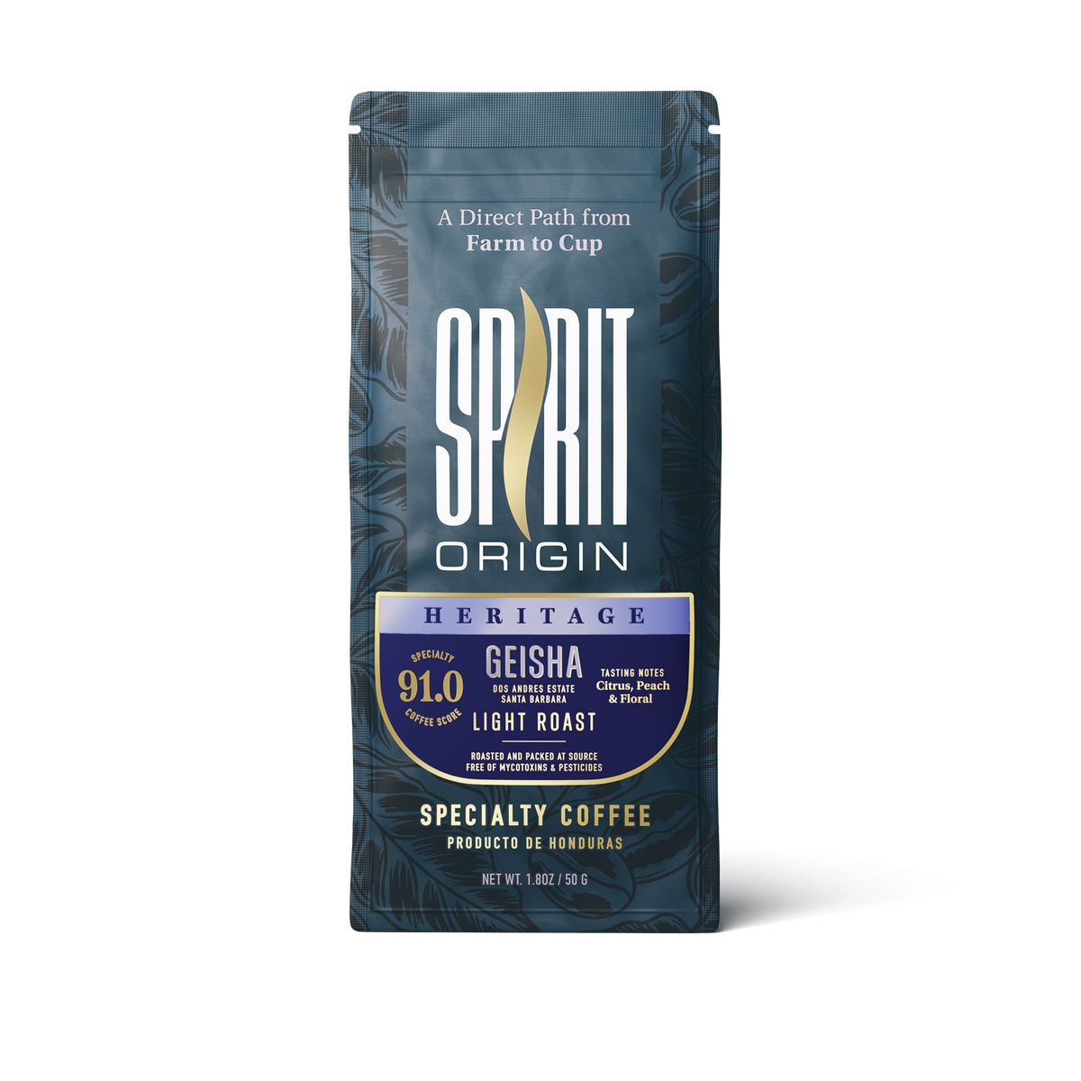 Honduras Dos Andres Gesha Washed – Light Roast Specialty Coffee, 50g Sample