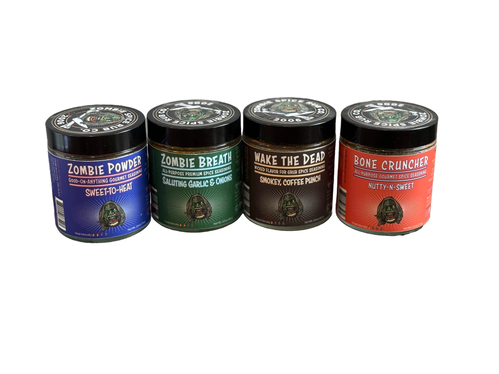 Zombie Spice Rub Co. | Starter Packs | Go Spice Pouch Set to Get Hooked | All-Purpose Spice Blends for Cooking