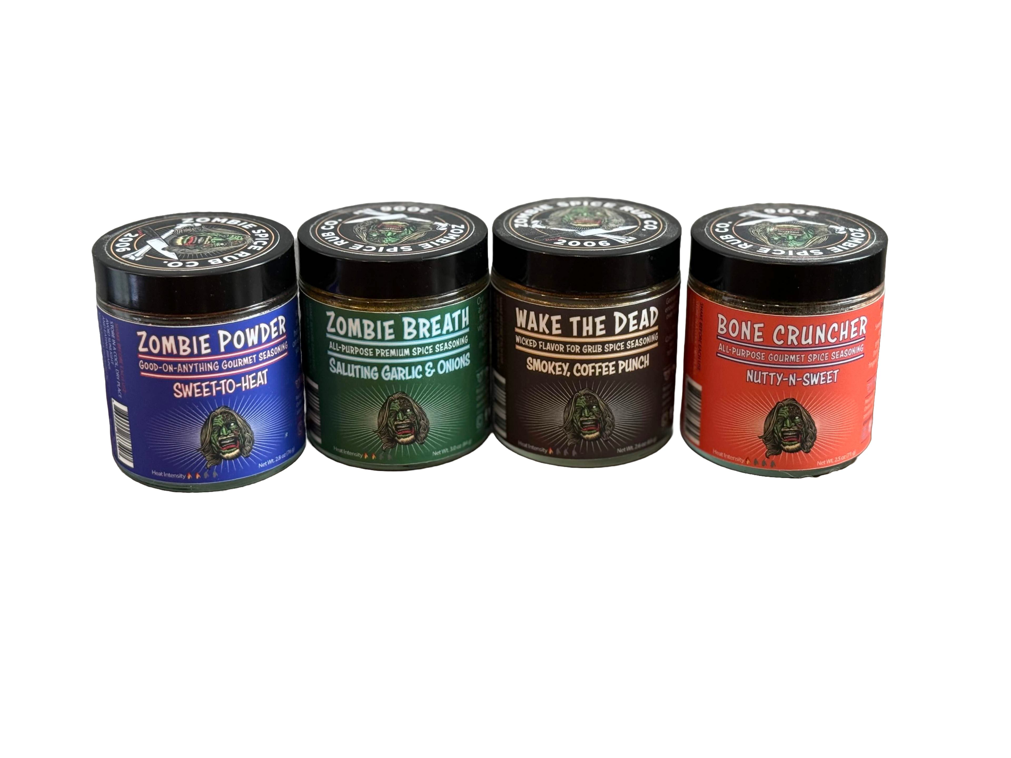 Zombie Spice Rub Co. | Starter Packs | Go Spice Pouch Set to Get Hooked | All-Purpose Spice Blends for Cooking
