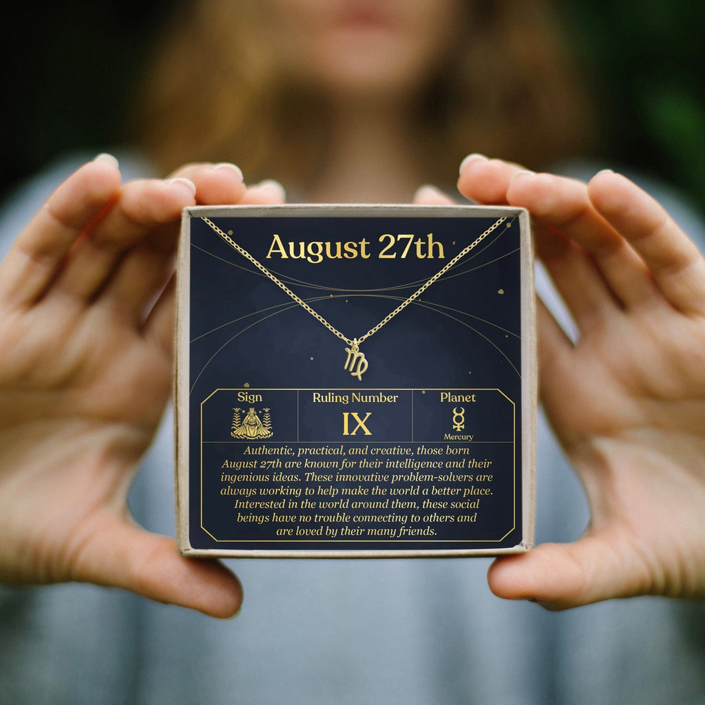 August 27th Virgo Necklace