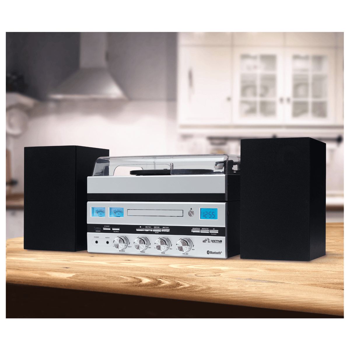 Victor Geneva 5-in-1 Desktop Music Center - Refurbished