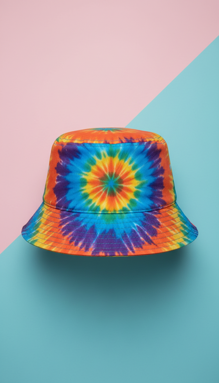 Psychedelic Swirl Bucket Hat